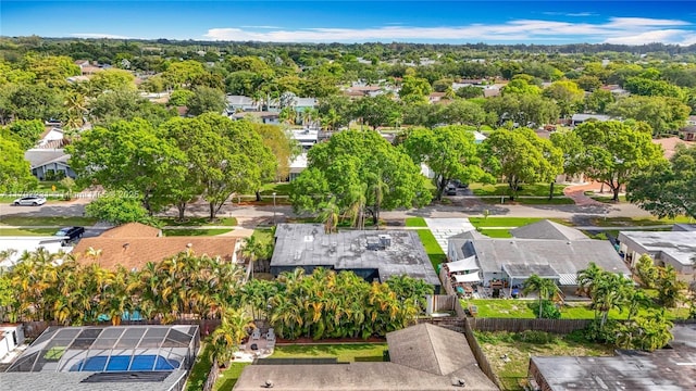 drone / aerial view featuring a residential view