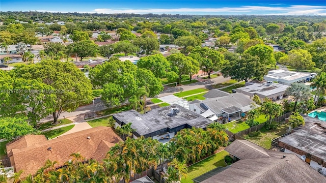 drone / aerial view featuring a residential view