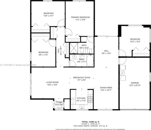 9300 SW 52nd Ter, Miami, FL 33165 - property floor plan