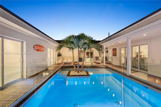 view of pool