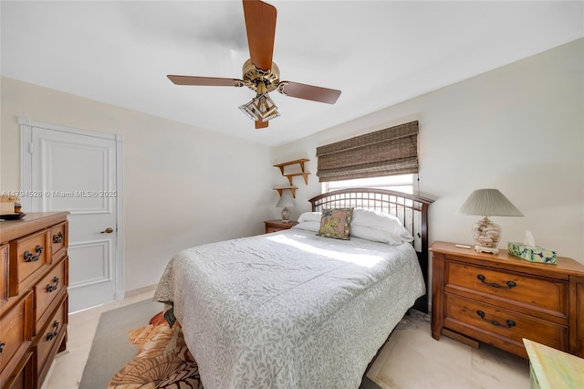 1243 Funston St, Hollywood, FL 33019 - bedroom featuring ceiling fan