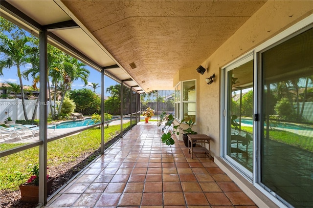 15941 Cobblestone Ct, Davie, FL 33331 - view of unfurnished sunroom