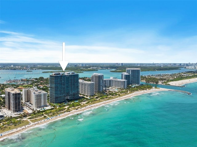 10201 Collins Ave Unit 303, Bal Harbour, FL 33154 - view of urban area featuring expansive coastline