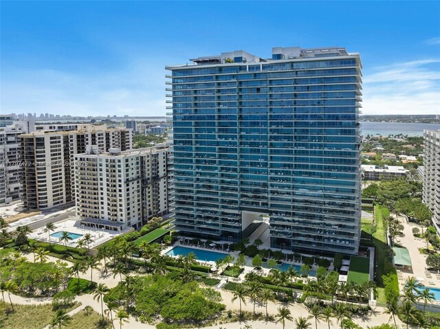 10201 Collins Ave Unit 303, Bal Harbour, FL 33154 - view of property with a city view and a water view
