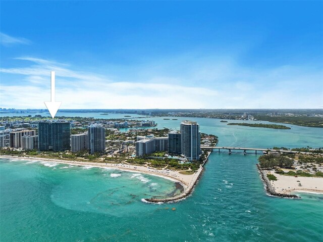 10201 Collins Ave Unit 303, Bal Harbour, FL 33154 - view of urban area featuring expansive beach