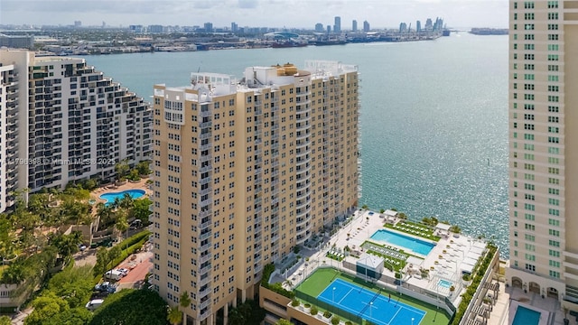 770 Claughton Island Dr Unit 1114, Miami, FL 33131 - drone / aerial view of skyline