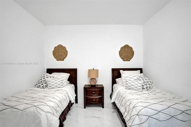 488 NE 18th St Unit 208, Miami, FL 33132 - bedroom with marble look tiles