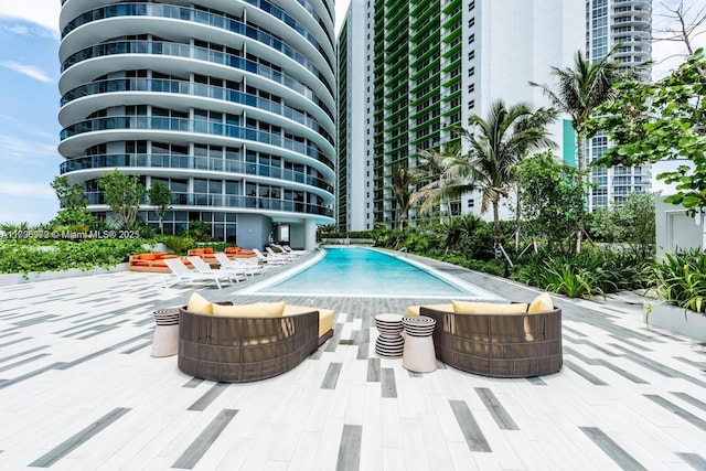 488 NE 18th St Unit 208, Miami, FL 33132 - community pool featuring a patio area