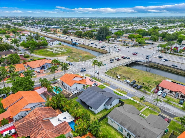 13211 SW 6th St, Miami, FL 33184 - aerial view featuring a water view and a residential view