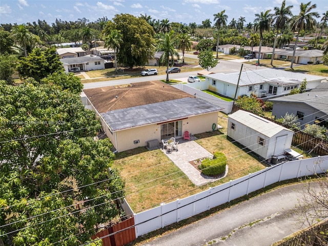 104 N 31st Ct, Hollywood, FL 33021 - drone / aerial view featuring a residential view