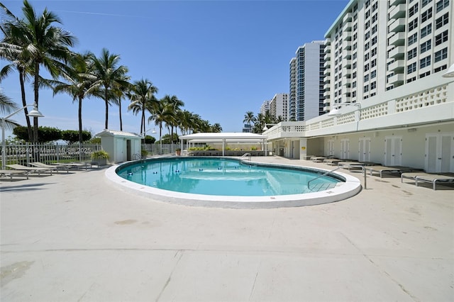 2899 Collins Ave Unit 1738, Miami Beach, FL 33140 - community pool with a patio