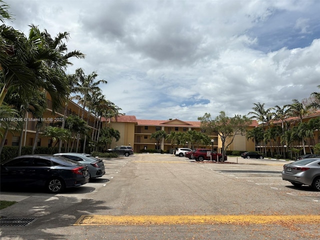 view of uncovered parking lot
