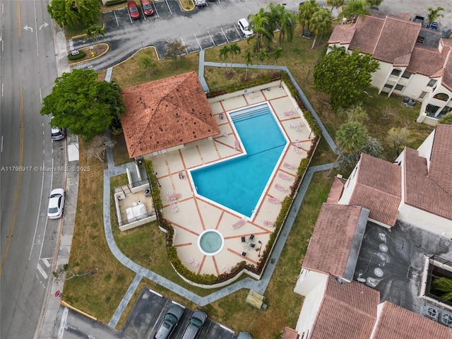 drone / aerial view