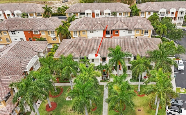 18445 NE 27th Pl, Aventura, FL 33160 - drone / aerial view featuring a residential view