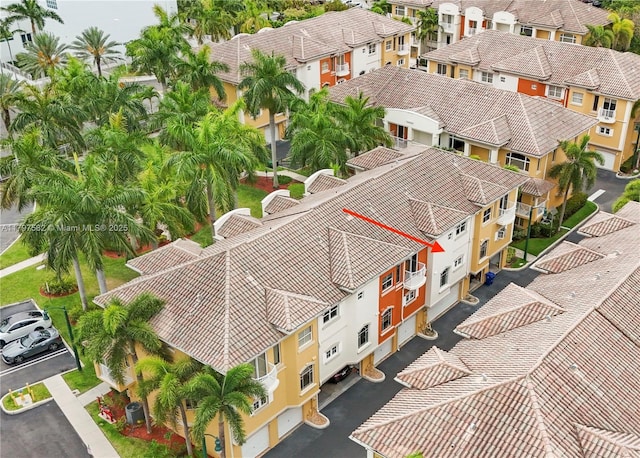 18445 NE 27th Pl, Aventura, FL 33160 - bird's eye view with a residential view