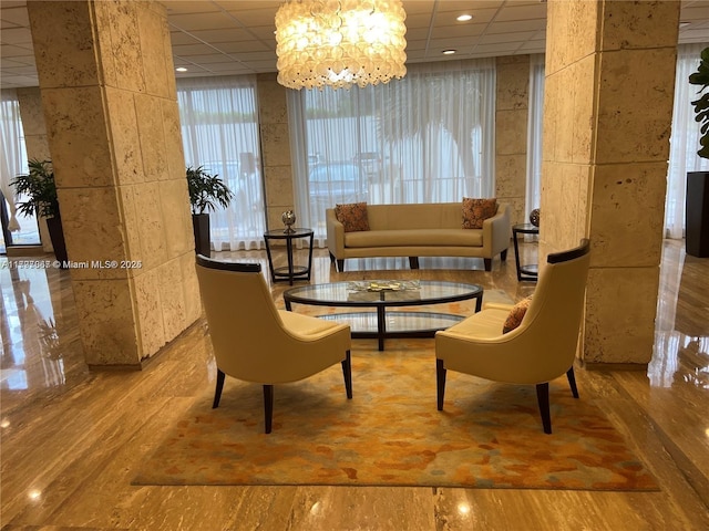 view of community lobby