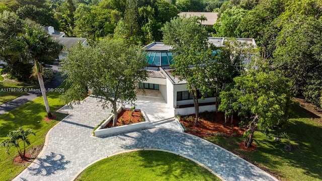 aerial view