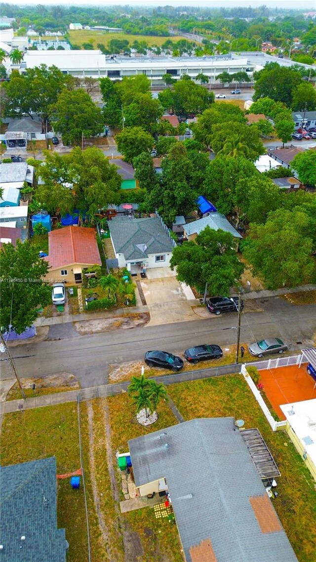 1793 NW 93rd Ter, Miami, FL 33147 - bird's eye view featuring a residential view