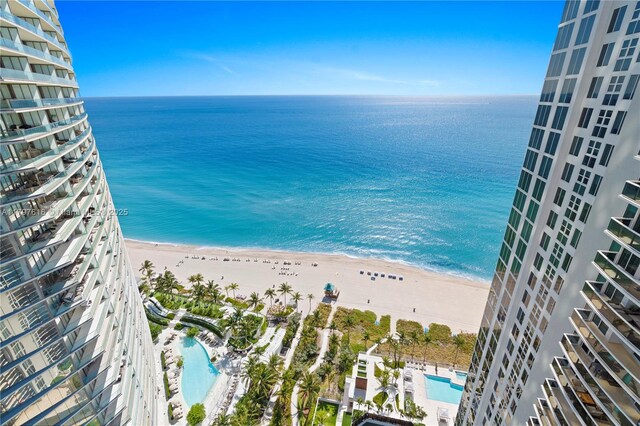 18911 Collins Ave Unit 3307, Sunny Isles Beach, FL 33160 - water view with nearby beach