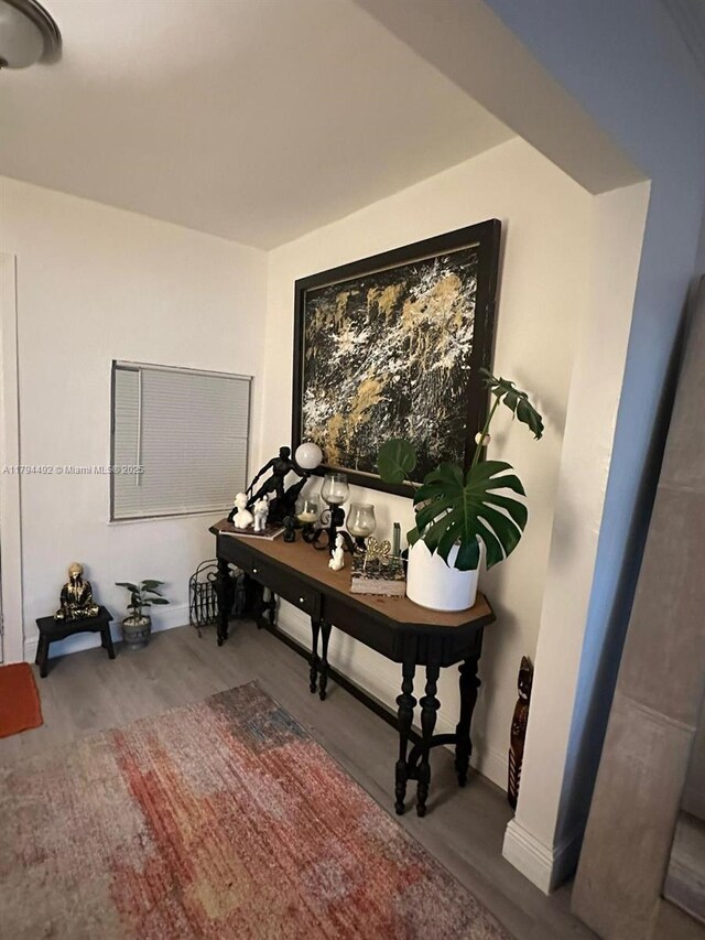 1874 NW 65th St, Miami, FL 33147 - interior space featuring baseboards and wood finished floors
