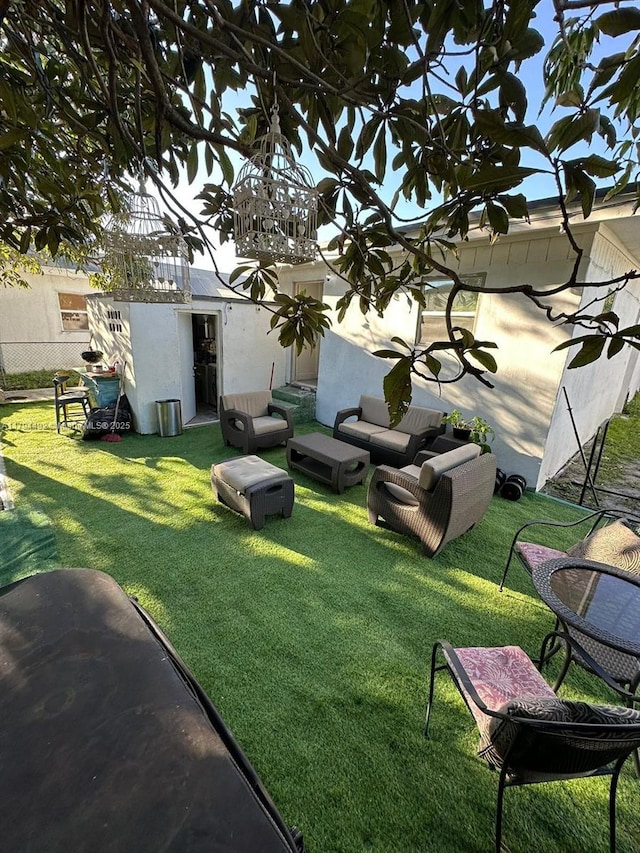 1874 NW 65th St, Miami, FL 33147 - view of yard with a patio area