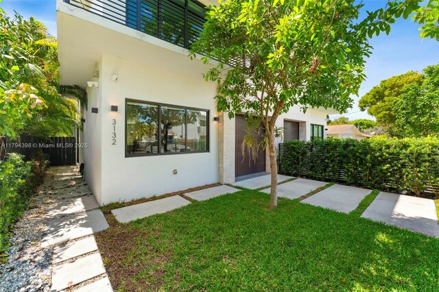 3132 Plaza St, Miami, FL 33133 - view of front of home with stucco siding