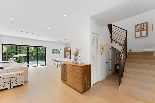 3132 Plaza St, Miami, FL 33133 - interior space featuring wood finished floors and recessed lighting