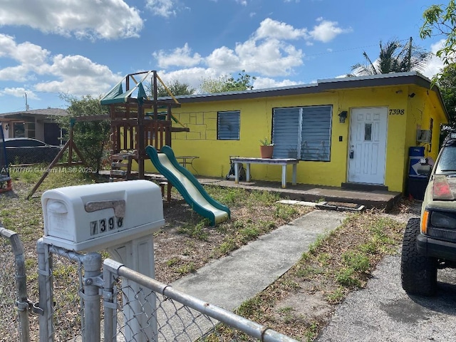7398 Garfield St, Hollywood, FL 33024 - view of playground featuring fence