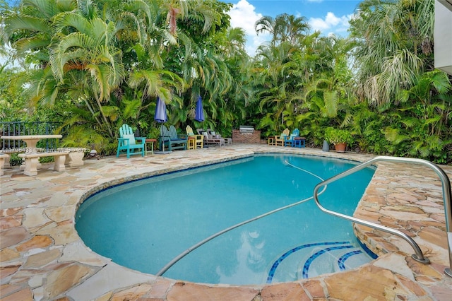 610 Lake Dasha Cir, Plantation, FL 33324 - outdoor pool with a patio area