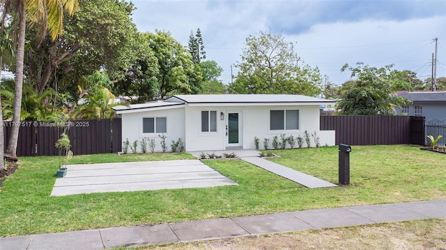 10051 SW 48th St, Miami, FL 33165 - single story home featuring stucco siding, fence, and a front lawn