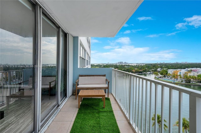 5838 Collins Ave Unit 10E, Miami Beach, FL 33140 - balcony with a water view