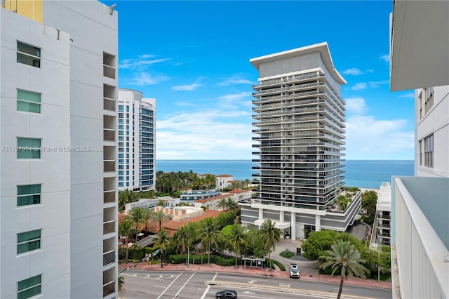 5838 Collins Ave Unit 10E, Miami Beach, FL 33140 - view of property featuring a water view