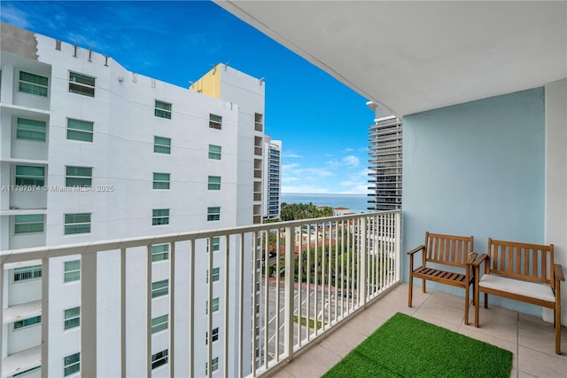 5838 Collins Ave Unit 10E, Miami Beach, FL 33140 - balcony featuring a water view