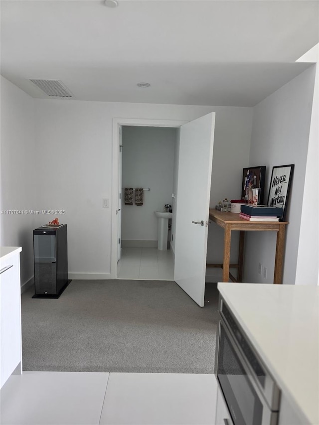 501 NE 31st St Unit 2802, Miami, FL 33137 - interior space with carpet flooring and tile patterned flooring