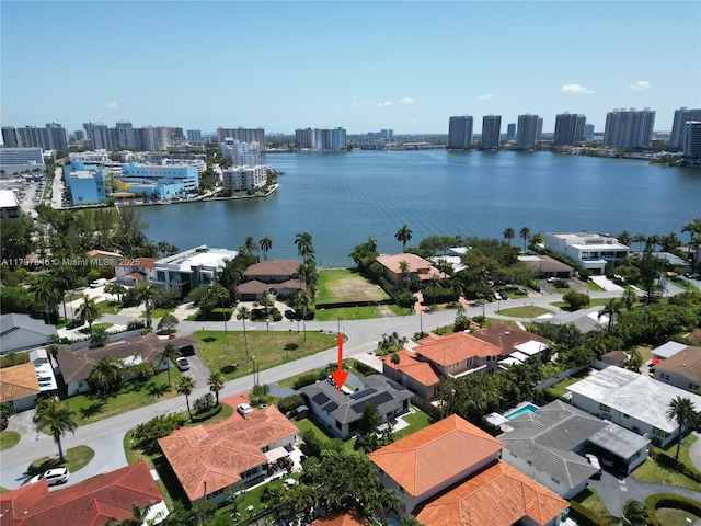 241 186th St, Sunny Isles Beach, FL 33160 - bird's eye view of a nearby body of water and city skyline