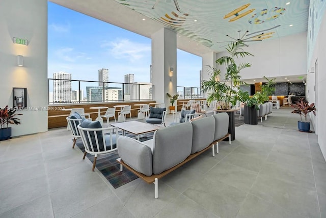 227 NE 2nd St Unit 2508, Miami, FL 33132 - exterior space with a city view
