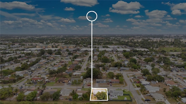 3460 NW 17th St, Lauderhill, FL 33311 - bird's eye view featuring a residential view