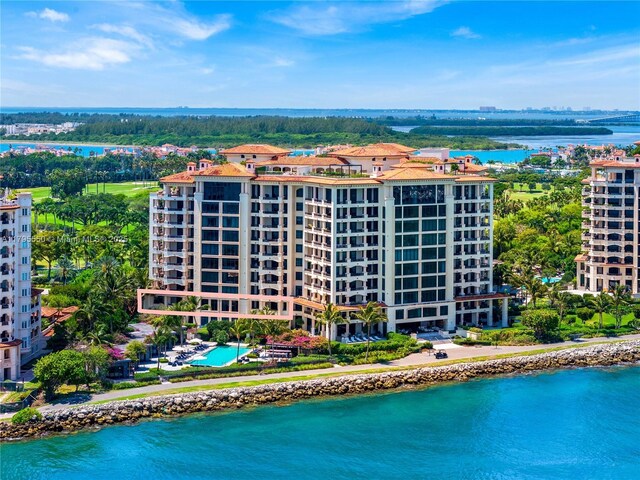 7025 Fisher Island Dr Unit 7025, Miami Beach, FL 33109 - bird's eye view of a nearby body of water and apartment complex