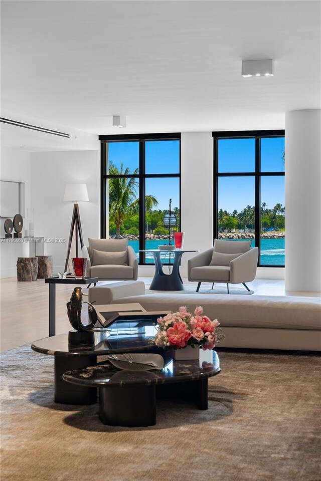 7025 Fisher Island Dr Unit 7025, Miami Beach, FL 33109 - living area with expansive windows