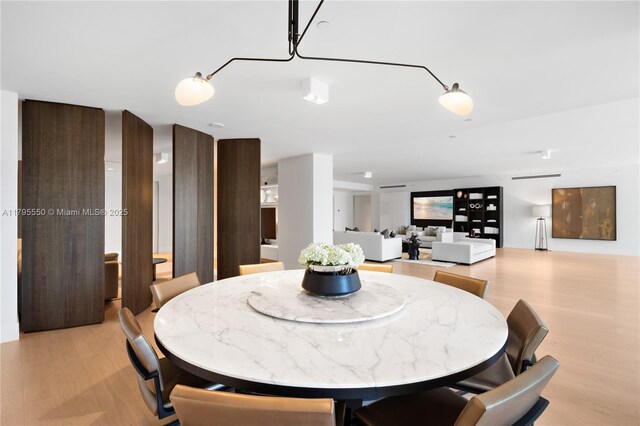 7025 Fisher Island Dr Unit 7025, Miami Beach, FL 33109 - dining space with light wood-type flooring