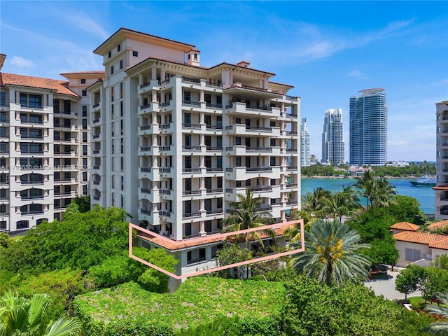 7025 Fisher Island Dr Unit 7025, Miami Beach, FL 33109 - view of apartment building / complex featuring a water view