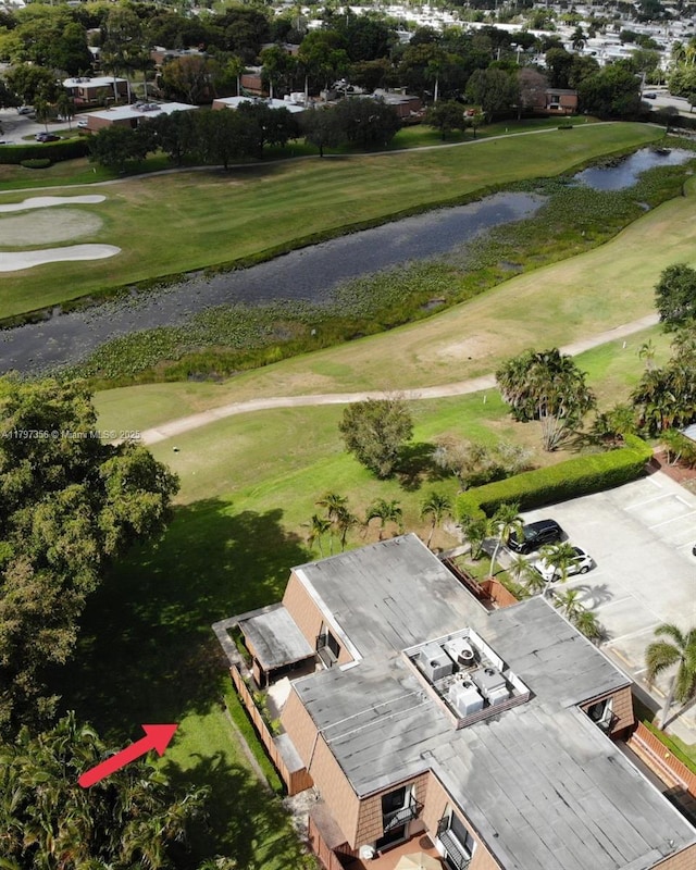 9136A SW 20th Pl, Davie, FL 33324 - drone / aerial view featuring view of golf course and a water view