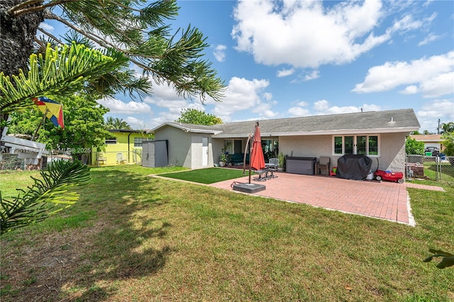 9652 NW 19th Pl, Sunrise, FL 33322 - back of house with a patio and stucco siding
