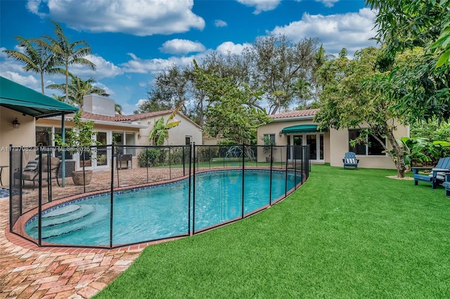 1254 Andalusia Ave, Coral Gables, FL 33134 - view of pool with a patio area