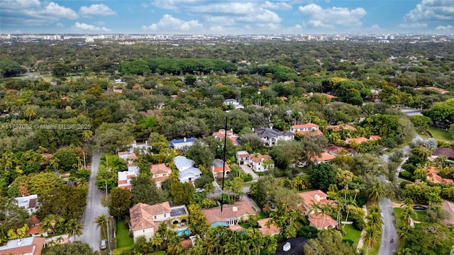 1254 Andalusia Ave, Coral Gables, FL 33134 - aerial view of property's location featuring nearby suburban area