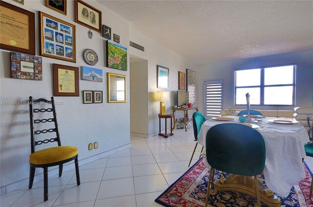 9225 Collins Ave Ph-C, Ph-C Surfside, FL 33154 - office area featuring a textured ceiling and light tile patterned floors