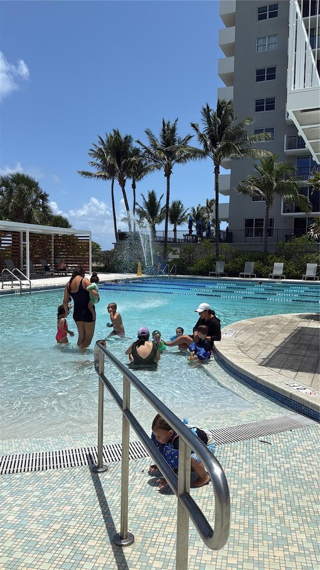 9225 Collins Ave Ph-C, Ph-C Surfside, FL 33154 - view of community pool