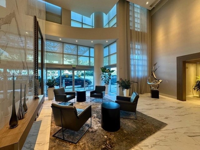 view of community lobby
