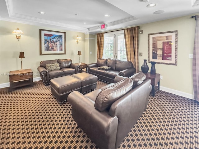 1900 Van Buren St Unit 105B, Hollywood, FL 33020 - community lobby featuring ornamental molding and recessed lighting