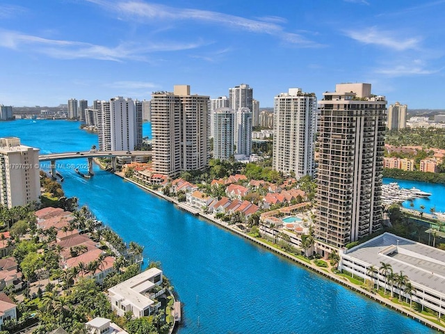 19667 Turnberry Way Unit 16Gr, Aventura, FL 33180 - view of urban area featuring a notable bridge and a large body of water